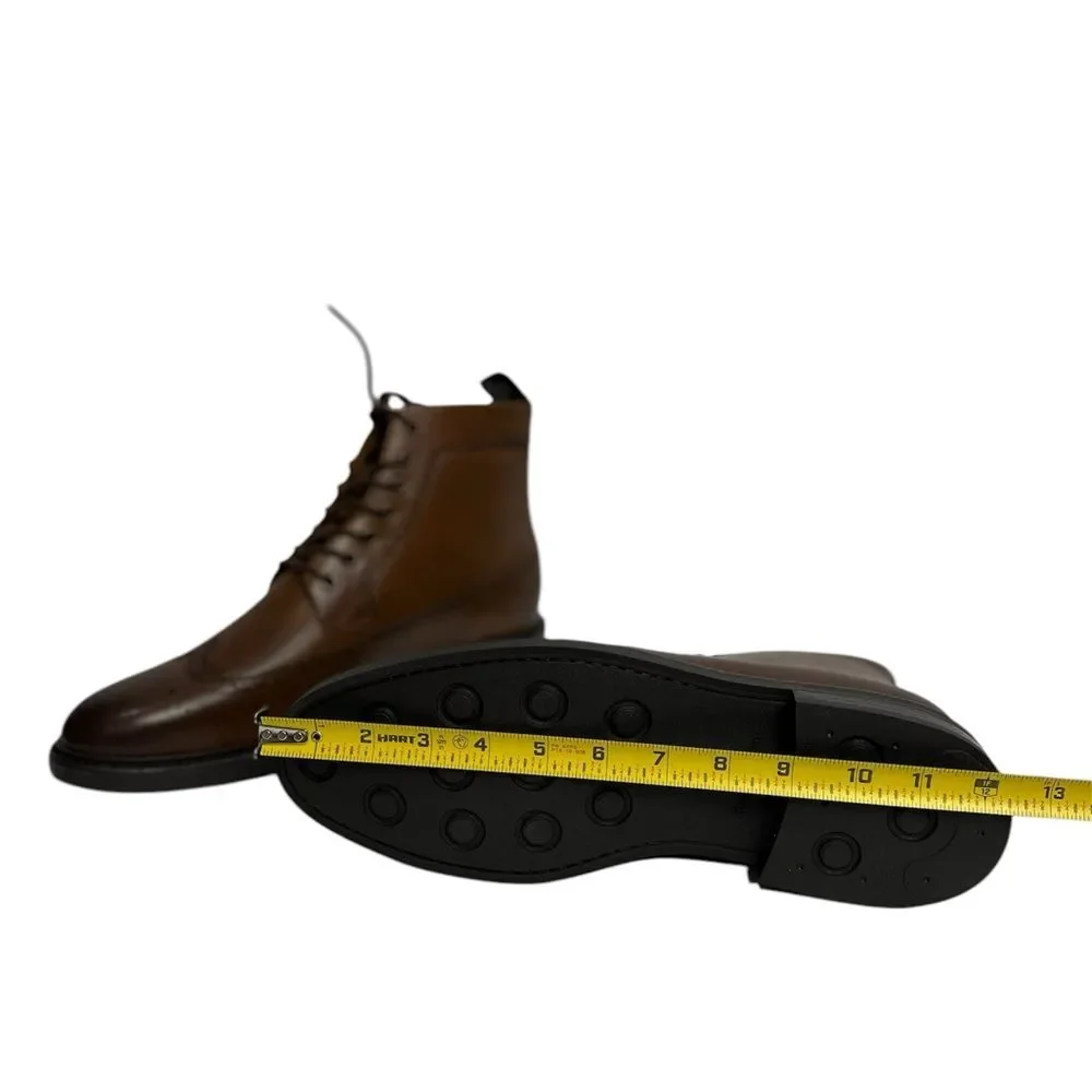 Polo Ralph Lauren Men's Asher Leather‎ Wingtip Boots, SIZE 11